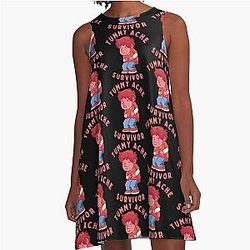 Tummy Ache Survivor  Tummy Ache Survivor Trends  Tummy relief  Stomach Ache  Tummy Pain   A-Line Dress