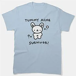 Cute Bear Tummy Ache Survivor Classic T-Shirt