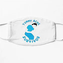 Vintage Tummy Ache Survivor         Flat Mask