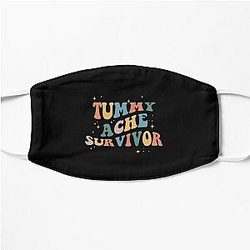 Tummy Ache Survivor   Flat Mask