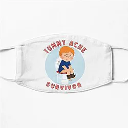 Tummy Ache Survivor | Tummy Ache Survivor Trends | Tummy relief | Stomach Ache | Tummy Pain  Flat Mask