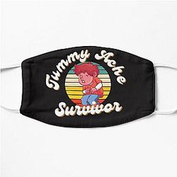 Tummy Ache Survivor sticker, Funny Tummy Ache Sticker, Stomach Ache Sticker, I'm A Survivor Sticker, Waterproof Sticker, Vinyl Sticker Flat Mask