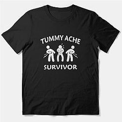 Tummy Ache Survivor Stomachache Vintage Funny Essential T-Shirt