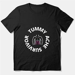 Tummy Ache Survivor Funny Vintage Essential T-Shirt