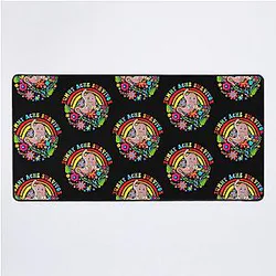 Vintage Tummy Ache Survivor, Tummy Ache Survivor, Stomachache IBS  (2) Desk Mat