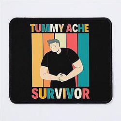 Vintage Tummy Ache Survivor Mouse Pad