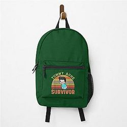 Vintage Tummy Ache Survivor, Tummy Ache Survivor, Stomachache IBS              Backpack