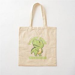   TUMMY ACHE SURVIVOR Cotton Tote Bag