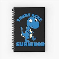  TUMMY ACHE SURVIVOR Spiral Notebook