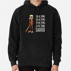 Tung Sahur Brainrot Meme Pullover Hoodie