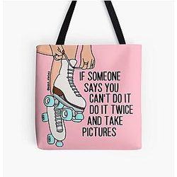 Do it twice by Sasa Elebea All Over Print Tote Bag RB0809