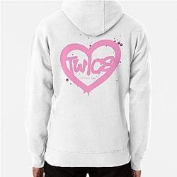 Twice Hoodie - Twice world tour Logo Print Hoodie