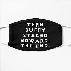 Twilight Face Masks - Then Buffy Staked Edward. The End. Flat Mask