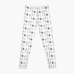 Twilight Leggings - Twilight Book Cover Artistic Sketches Leggings