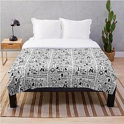 Twilight Blanket - Twilight Themed Sub Way Art Graphic Throw Blanket