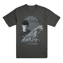 Wolf's Out of the Bag Charcoal DTNk1504 Twilight T-Shirts
