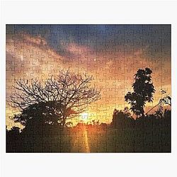 Twilight Puzzles - Dusk twilight Dark Sunshine Jigsaw Puzzle