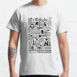 Twilight T-Shirts - Twilight Themed Sub Way Art Graphic Classic T-Shirt