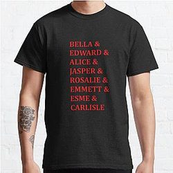 Twilight T-Shirts - Twilight Saga Character Names  Classic T-Shirt