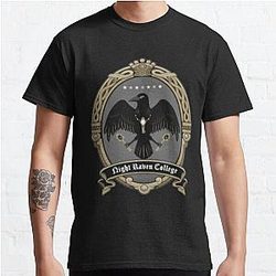 Disney Twisted Wonderland T-Shirts - Night Raven College   Classic T-Shirt RB0301