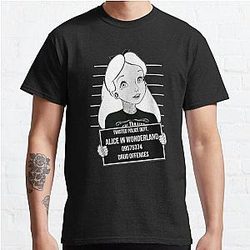 Disney Twisted Wonderland T-Shirts - Alice In Wonderland Classic T-Shirt RB0301