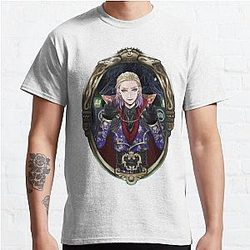 Disney Twisted Wonderland T-Shirts - Scary Monsters! Vil Schoenheit (Twisted Wonderland) Classic T-Shirt RB0301