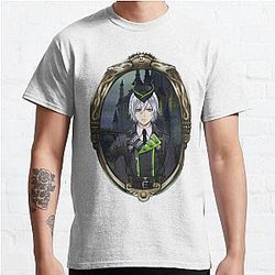 Disney Twisted Wonderland T-Shirts - Silver (Twisted Wonderland) Classic T-Shirt RB0301