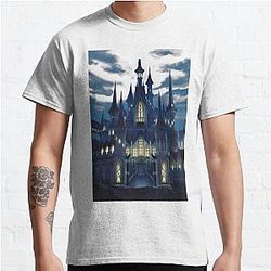 Disney Twisted Wonderland T-Shirts - Night Raven College (Twisted Wonderland) Classic T-Shirt RB0301