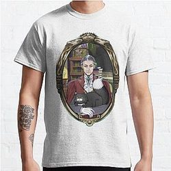 Disney Twisted Wonderland T-Shirts - Mozus Trein and Lucius (Twisted Wonderland) Classic T-Shirt RB0301
