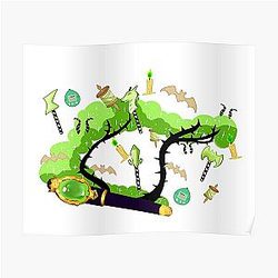 Disney Twisted Wonderland Posters - Diasomnia bedroom TW Poster RB0301