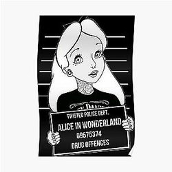 Disney Twisted Wonderland Posters - Alice In Wonderland Poster RB0301