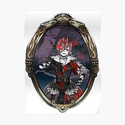 Disney Twisted Wonderland Posters - Overblot! Riddle Rosehearts (Twisted Wonderland) Poster RB0301