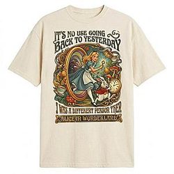 Vintage Alice in Wonderland NTMD0306 Disney Twisted Wonderland T-Shirts