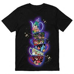 Vintage Alice In Wonderland Tea Cup Stack NTMD0406 Disney Twisted Wonderland T-Shirts