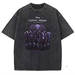 Coffin Art Vintage LA0307 Disney Twisted Wonderland Wash T-Shirts