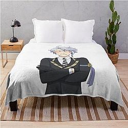 Disney Twisted Wonderland Blanket - jade twisted wonderland Throw Blanket RB0301