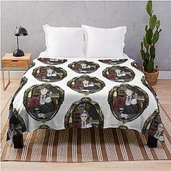 Disney Twisted Wonderland Blanket - Mozus Trein and Lucius (Twisted Wonderland) Throw Blanket RB0301