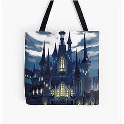 Disney Twisted Wonderland Bags - Night Raven College (Twisted Wonderland) All Over Print Tote Bag RB0301