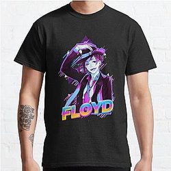 Disney Twisted Wonderland T-Shirts - Floyd Leech Retro Aesthetic   Classic T-Shirt RB0301