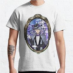 Disney Twisted Wonderland T-Shirts - Azul Ashengrotto (Twisted Wonderland) Classic T-Shirt RB0301