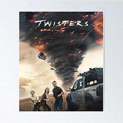 Twisters 2024 Action and Thriller Poster