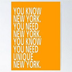 You know New York - Tongue Twisters Poster
