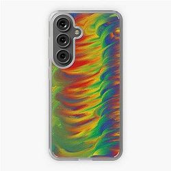 Glitchy primary twisters Samsung Galaxy Soft Case