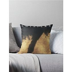 Twisters 2024 Action and Thriller Throw Pillow