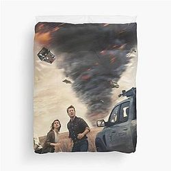 Twisters 2024 Action and Thriller Duvet Cover
