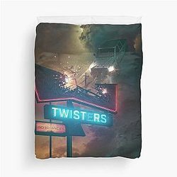 Twisters 2024 Action and Thriller Duvet Cover
