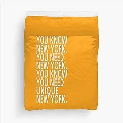 You know New York - Tongue Twisters Duvet Cover