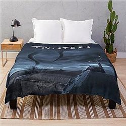 Twisters 2024 Action and Thriller Throw Blanket