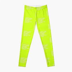 i would if i could - Tongue Twisters Leggings
