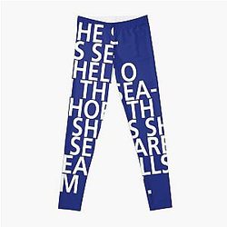 She sells Sea-Shells - Square - Tongue Twisters Leggings